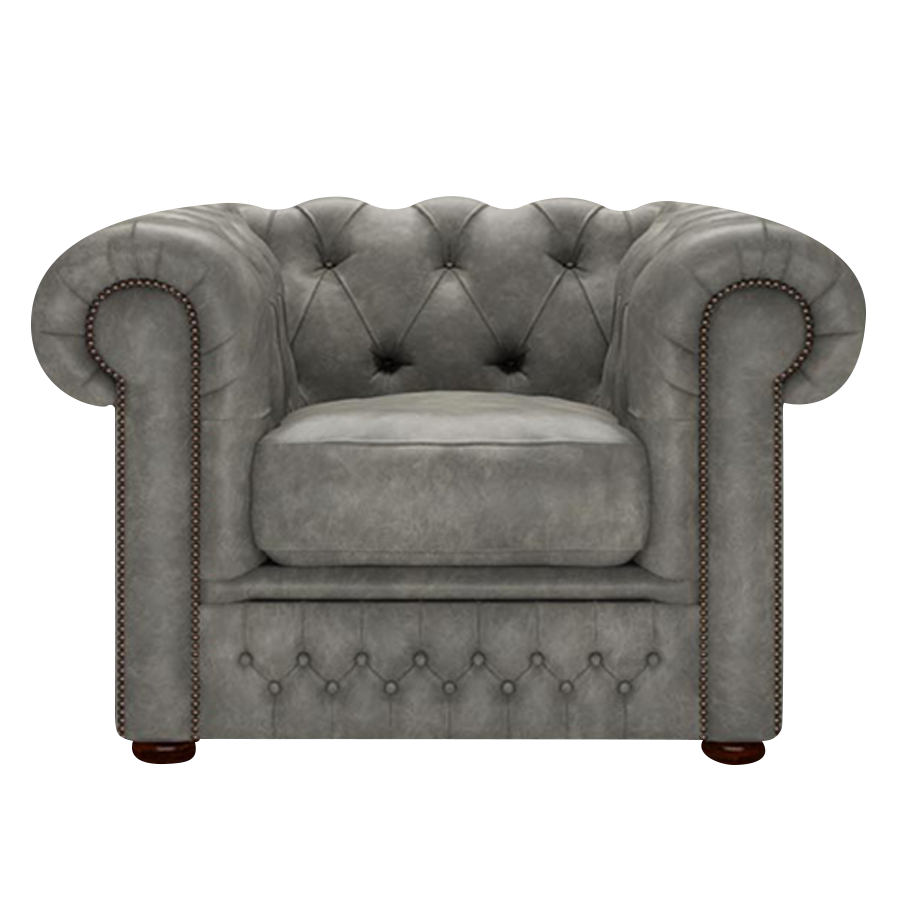 Shackleton Chesterfield Fåtölj Etna Grey