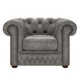 Shackleton Chesterfield Fåtölj Etna Grey