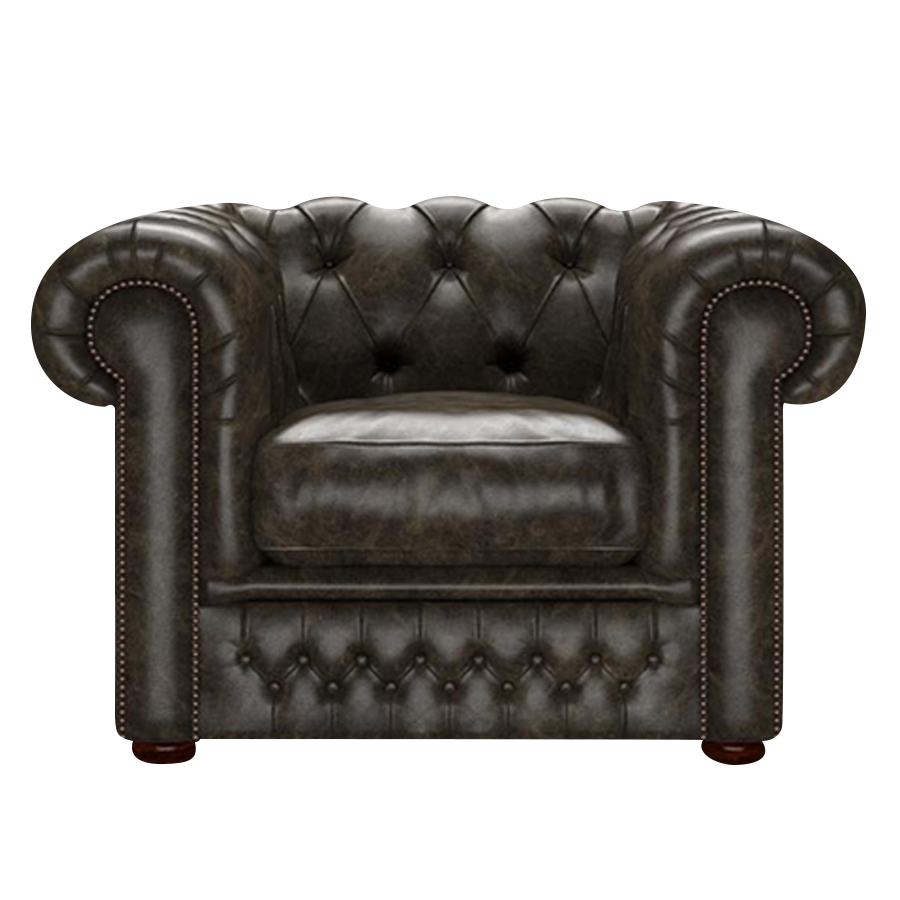 Shackleton Chesterfield Fåtölj Old English Alga