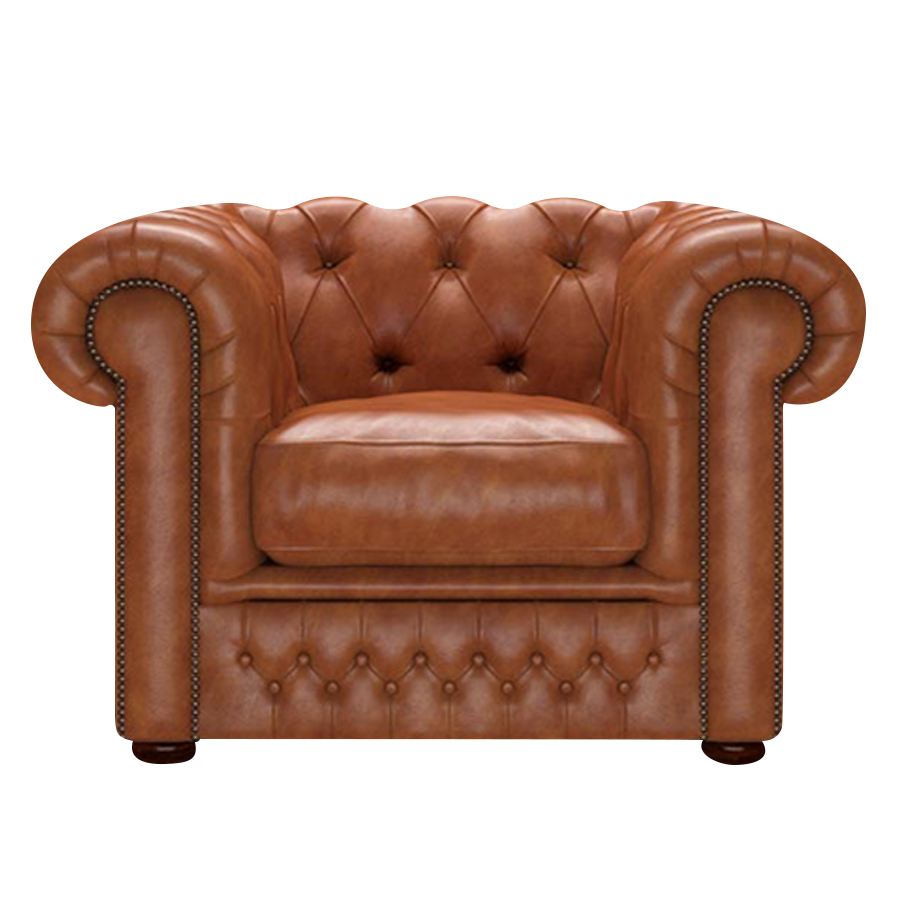 Shackleton Chesterfield Fåtölj Old English Bruciato