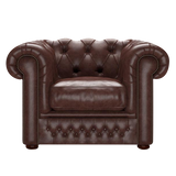 Shackleton Chesterfield Fåtölj Old English Dark Brown