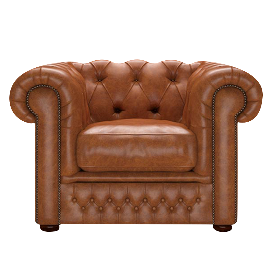Shackleton Chesterfield Fåtölj Old English Saddle