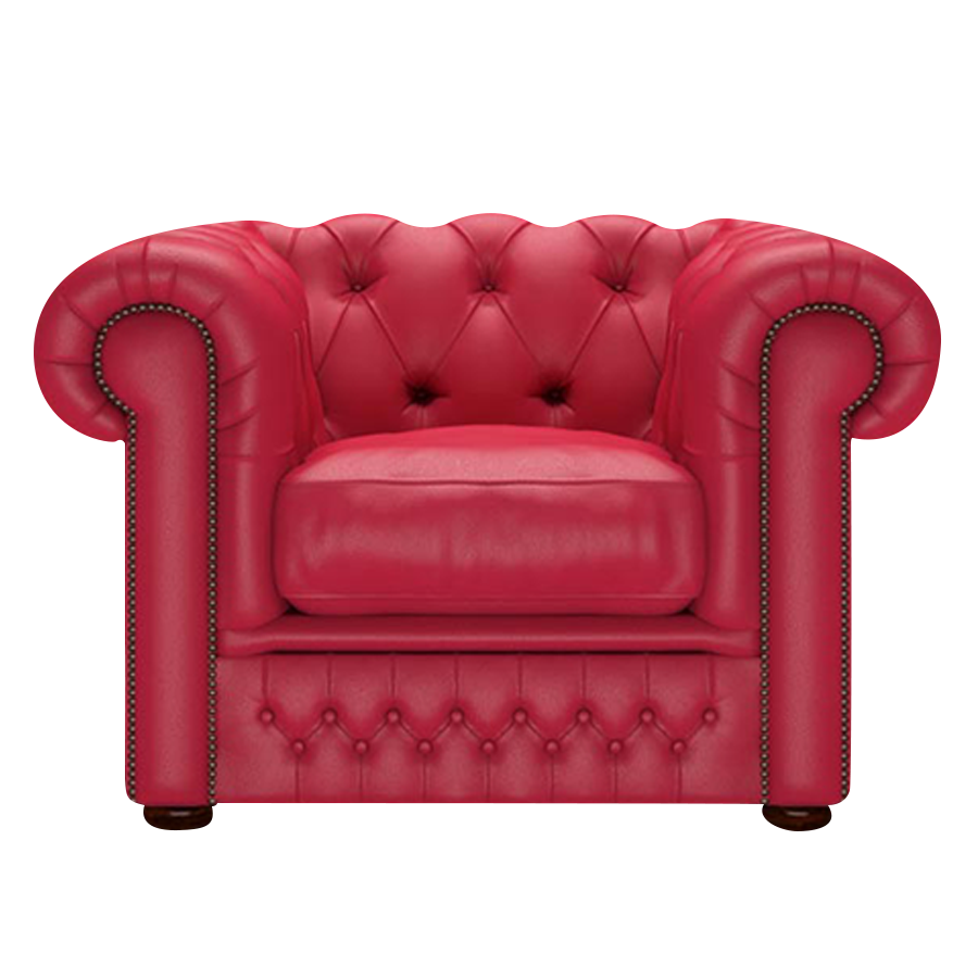 Shackleton Chesterfield Fåtölj Shelly Flame Red