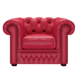 Shackleton Chesterfield Fåtölj Shelly Flame Red
