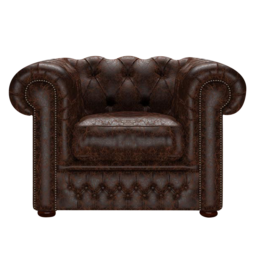 Shackleton Chesterfield Fåtölj Tudor Mahogany
