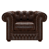 Shackleton Chesterfield Fåtölj Tudor Mahogany