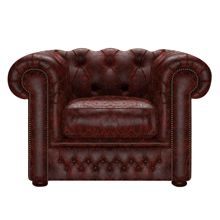 Shackleton Chesterfield Fåtölj Tudor Oxblood