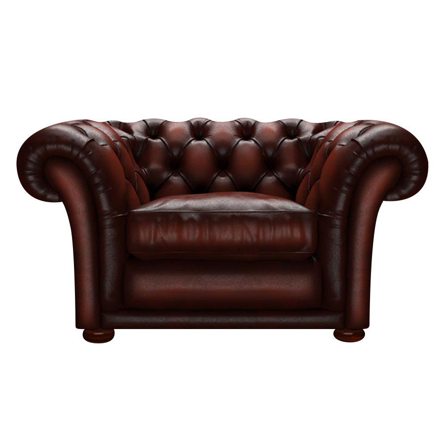 Shakespeare Chesterfield Fåtölj Antique Chestnut