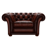 Shakespeare Chesterfield Fåtölj Antique Chestnut