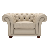 Shakespeare Chesterfield Fåtölj Birch Blush Beige