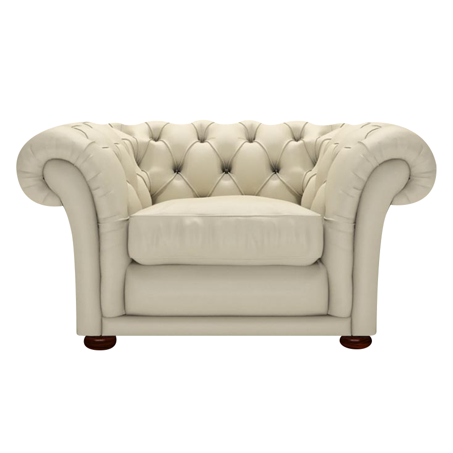 Shakespeare Chesterfield Fåtölj Birch Ivory
