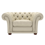 Shakespeare Chesterfield Fåtölj Birch Ivory