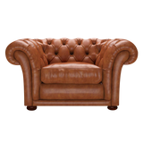 Shakespeare Chesterfield Fåtölj Old English Bruciato