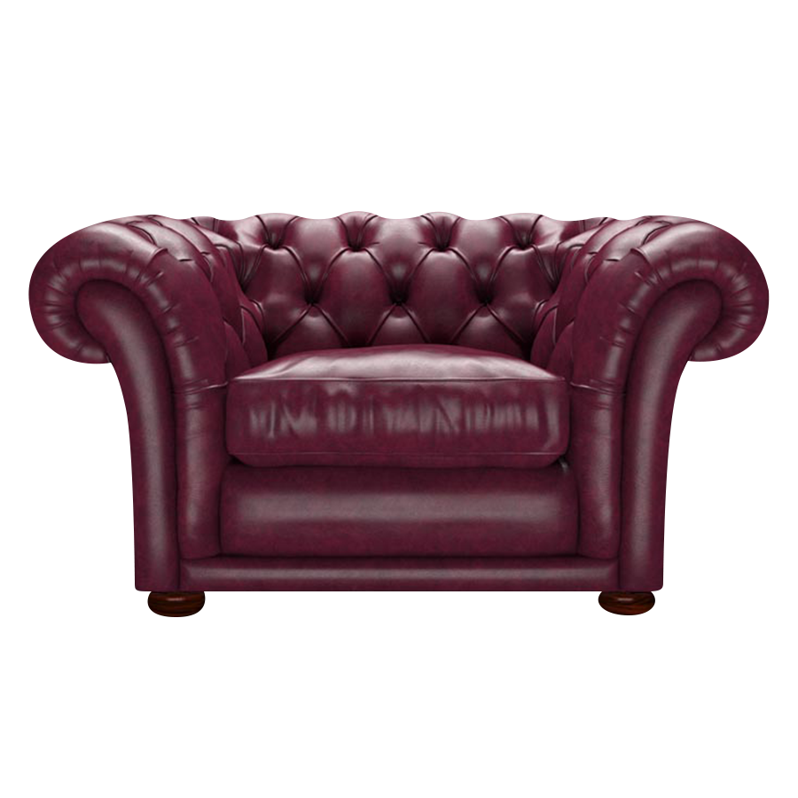 Shakespeare Chesterfield Fåtölj Old English Burgundy