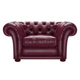 Shakespeare Chesterfield Fåtölj Old English Burgundy