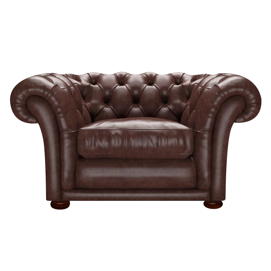 Shakespeare Chesterfield Fåtölj Old English Dark Brown