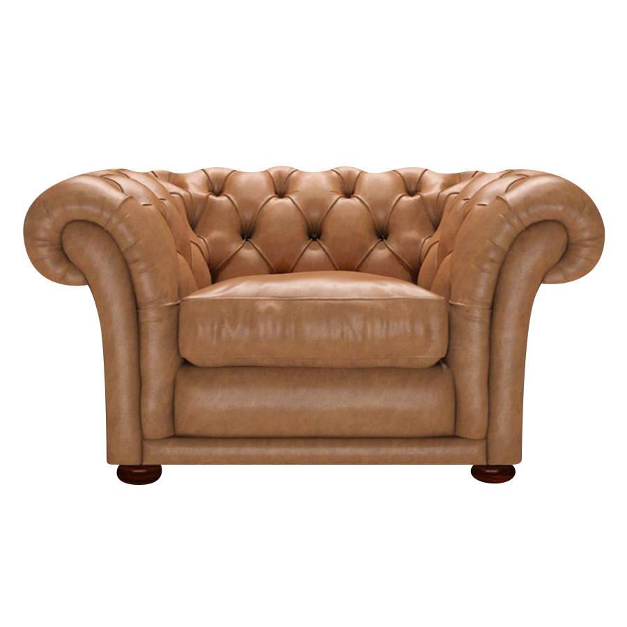 Shakespeare Chesterfield Fåtölj Old English Tan