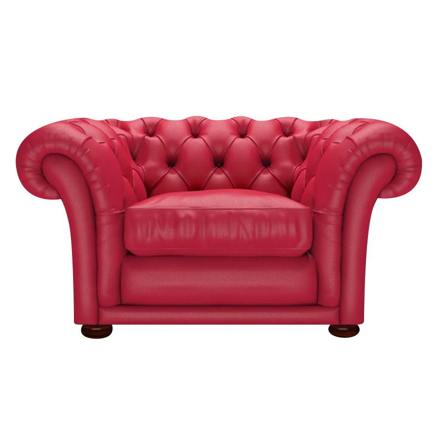 Shakespeare Chesterfield Fåtölj Shelly Flame Red