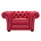 Shakespeare Chesterfield Fåtölj Shelly Flame Red