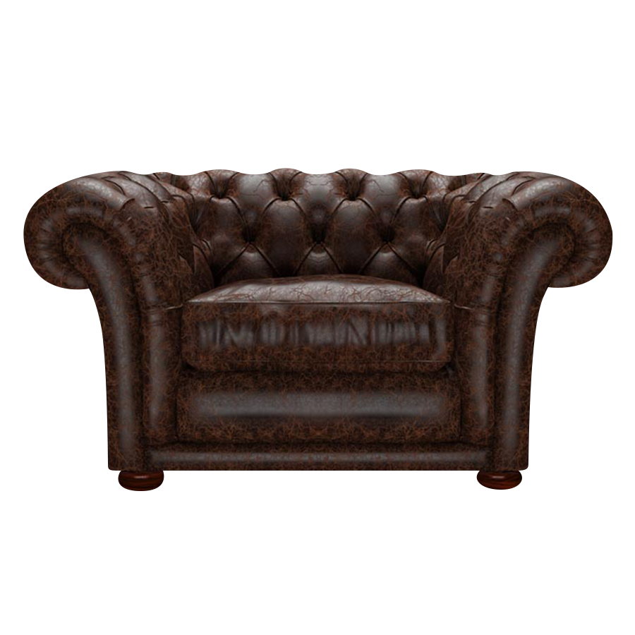 Shakespeare Chesterfield Fåtölj Tudor Mahogany