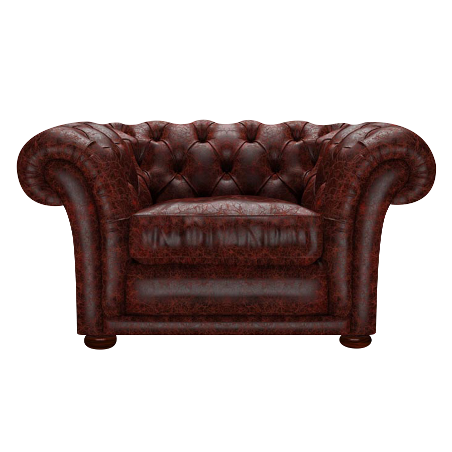 Shakespeare Chesterfield Fåtölj Tudor Oxblood