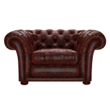 Shakespeare Chesterfield Fåtölj Tudor Oxblood