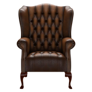 Wade Chesterfield Fåtölj Antique Autumn Tan