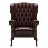 Wade Chesterfield Fåtölj Antique Brown