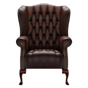 Wade Chesterfield Fåtölj Antique Brown
