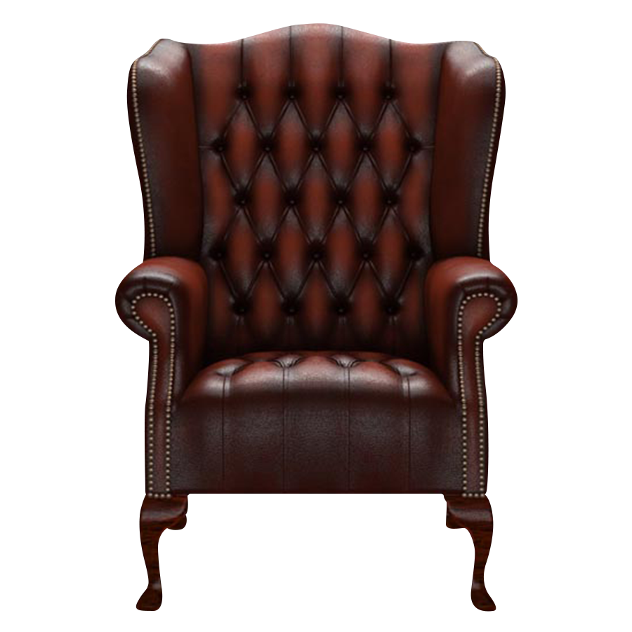 Wade Chesterfield Fåtölj Antique Chestnut