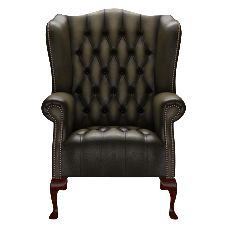 Wade Chesterfield Fåtölj Antique Olive