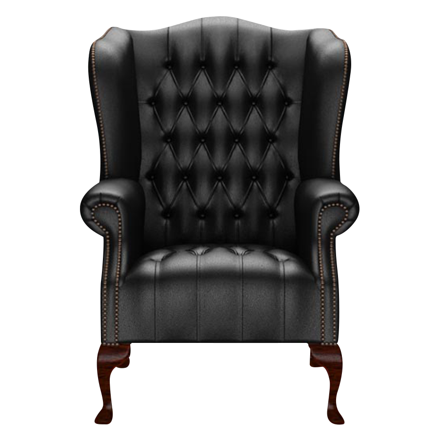 Wade Chesterfield Fåtölj Birch Black