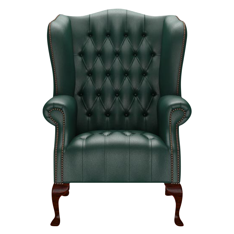 Wade Chesterfield Fåtölj Birch Forest Green