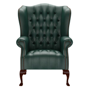Wade Chesterfield Fåtölj Birch Forest Green