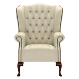 Wade Chesterfield Fåtölj Birch Ivory
