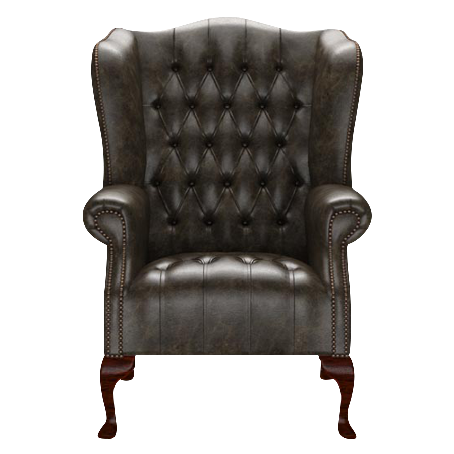 Wade Chesterfield Fåtölj Old English Alga
