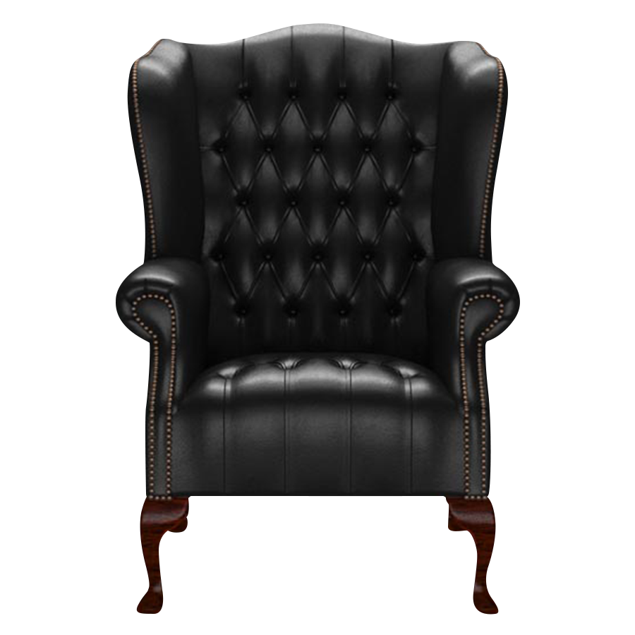 Wade Chesterfield Fåtölj Old English Black