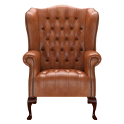 Wade Chesterfield Fåtölj Old English Bruciato