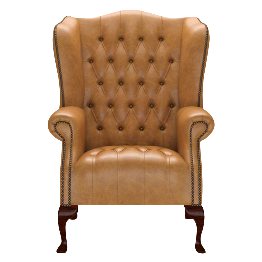 Wade Chesterfield Fåtölj Old English Buckskin