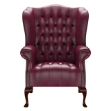 Wade Chesterfield Fåtölj Old English Burgundy