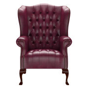 Wade Chesterfield Fåtölj Old English Burgundy