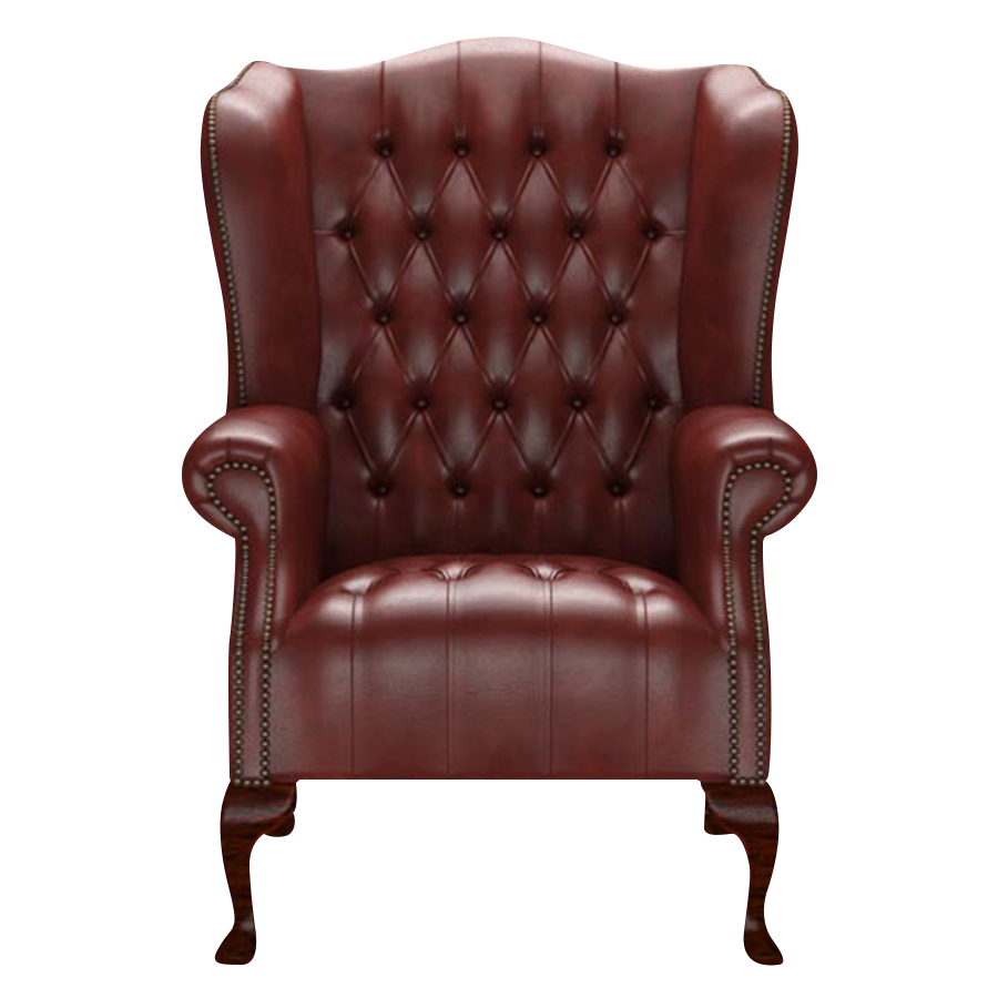 Wade Chesterfield Fåtölj Old English Chestnut