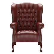 Wade Chesterfield Fåtölj Old English Chestnut