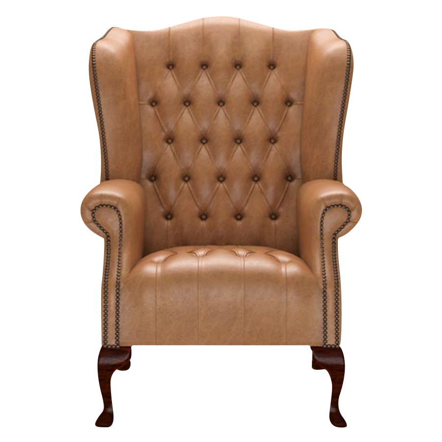 Wade Chesterfield Fåtölj Old English Tan