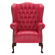 Wade Chesterfield Fåtölj Shelly Flame Red