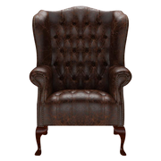 Wade Chesterfield Fåtölj Tudor Mahogany