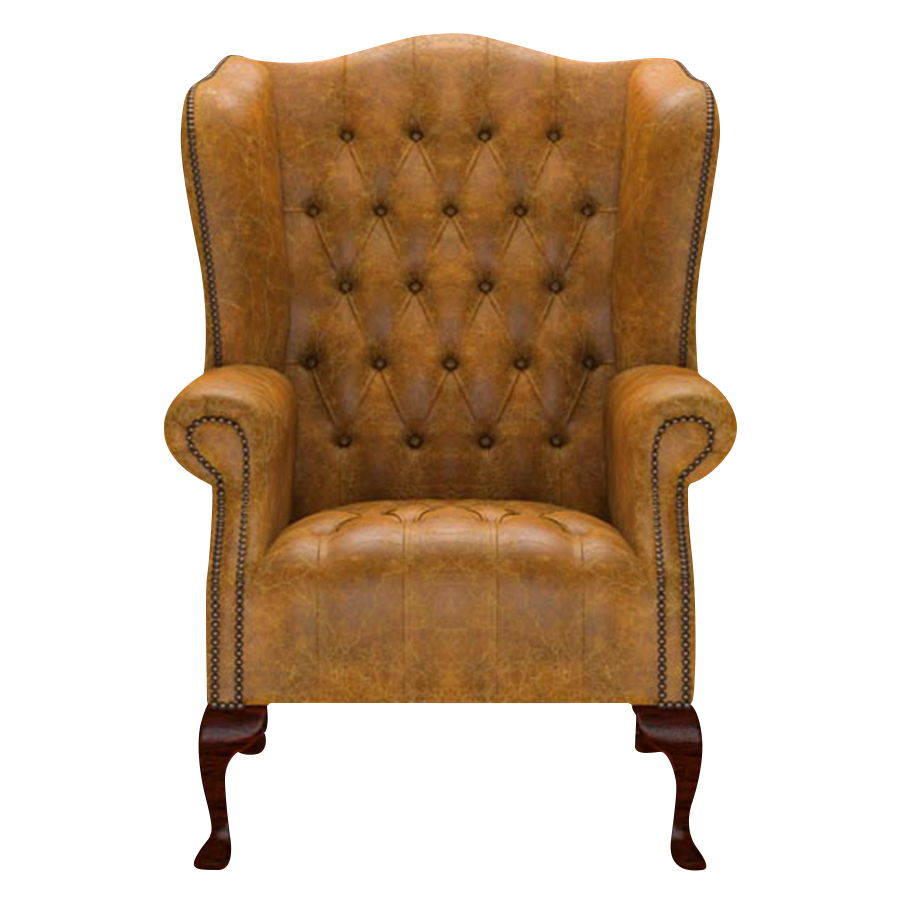 Wade Chesterfield Fåtölj Tudor Mustard