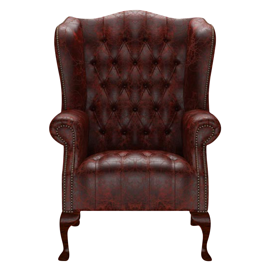 Wade Chesterfield Fåtölj Tudor Oxblood