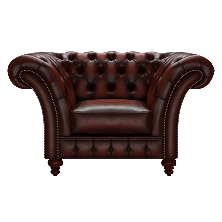 Wordsworth Chesterfield Fåtölj Antique Chestnut