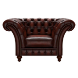 Wordsworth Chesterfield Fåtölj Antique Chestnut